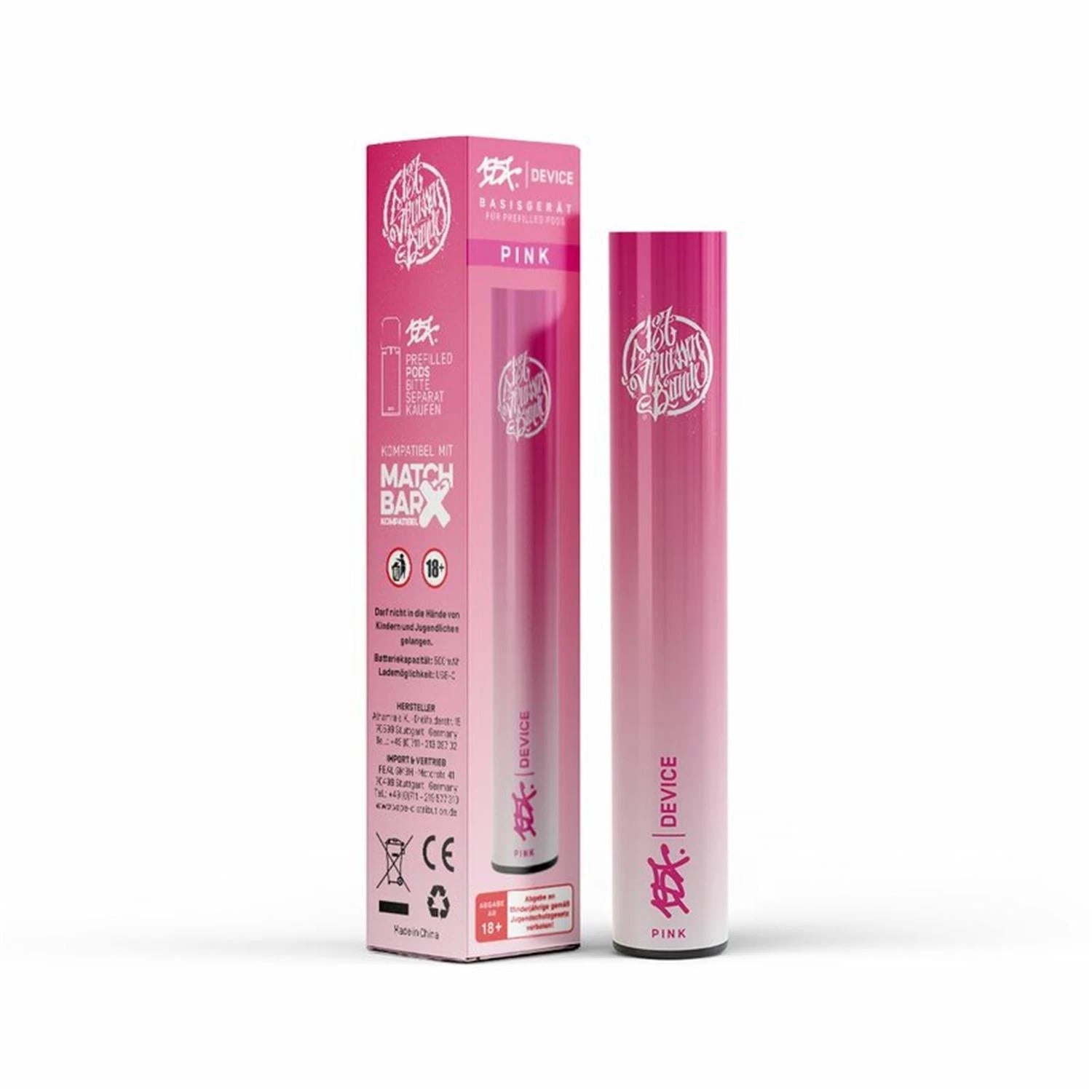 187 Pod Mehrweg-Akku 500 mAh - verschiedene Farben 187 Strassenbande